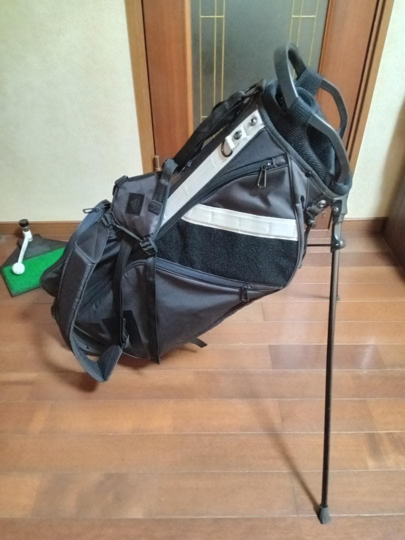 【値下げ】美品★adidas★アディダス★スタンド式バッグ★8.5型★黒★