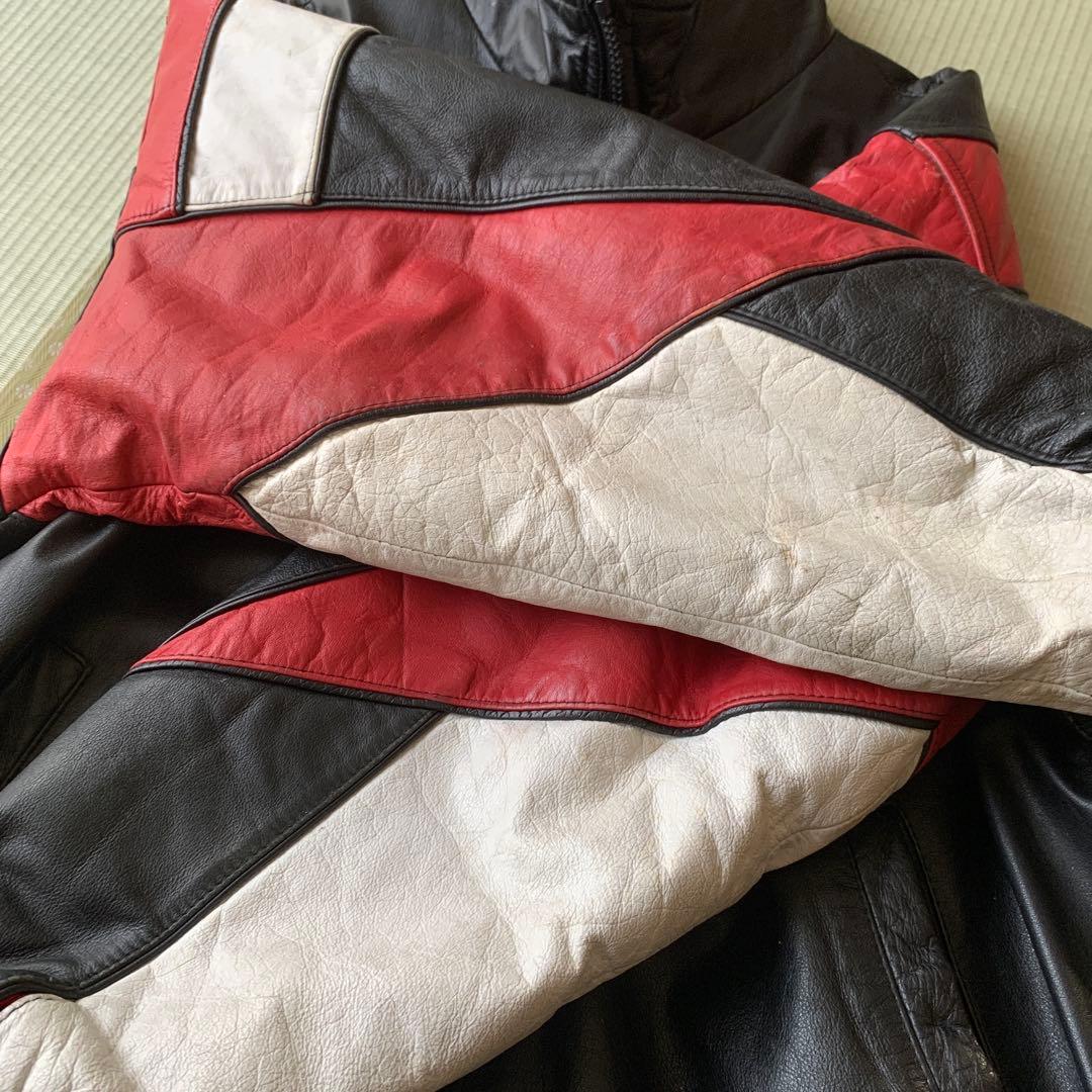 CHICAGOBULLS シカゴブルズ レザー ジャケット M メンズ 古着