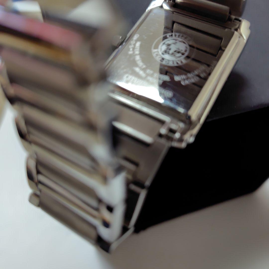 【ソーラー発電】CITIZEN FRA59-2431 四角スクエア型がおしゃれ！