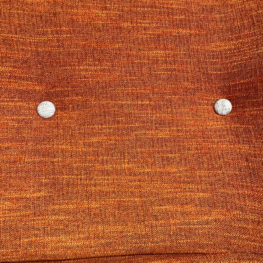 【nico】＊送料込＊ 家具のホンダ　オレンジ色のソファ　2〜3人掛け