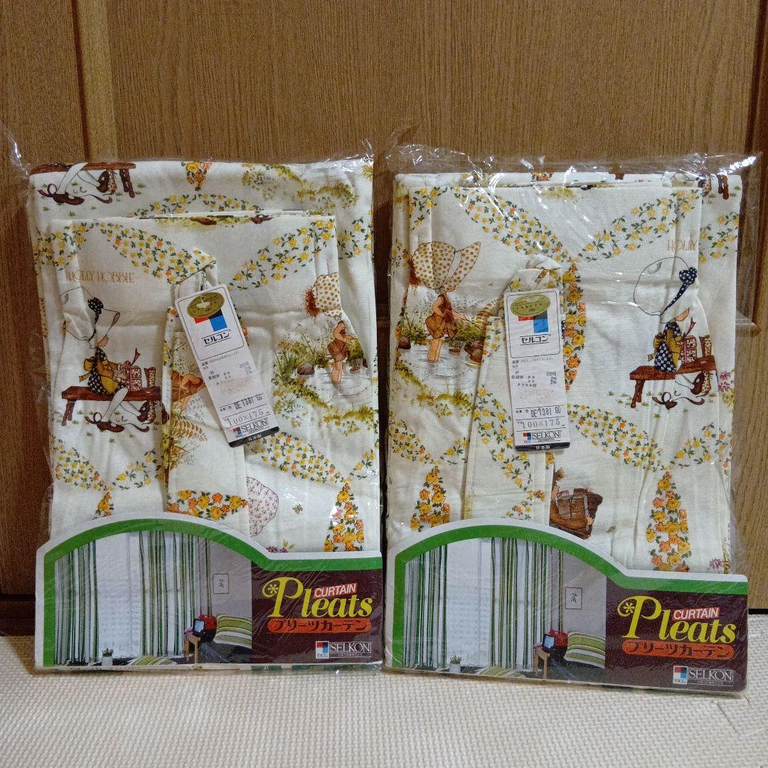 新品　レトロ　カーテン　ヴィンテージ　175　セルコン　女の子　アンティーク　布