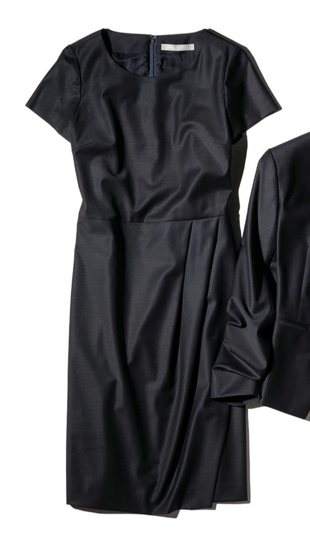 theory luxe フォーマルワンピース スーツ ノーカラー セットアップ