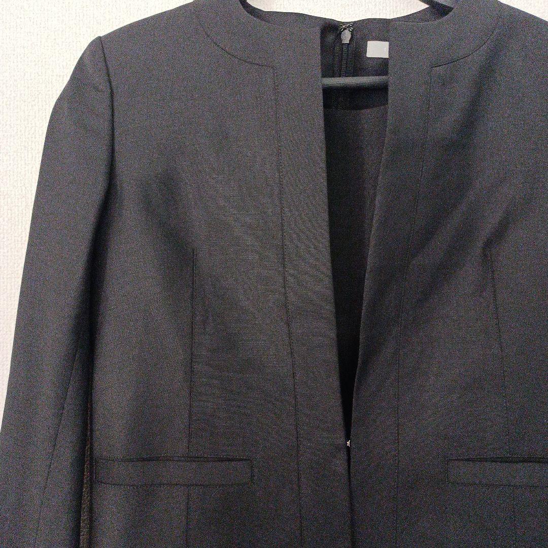 theory luxe フォーマルワンピース スーツ ノーカラー セットアップ