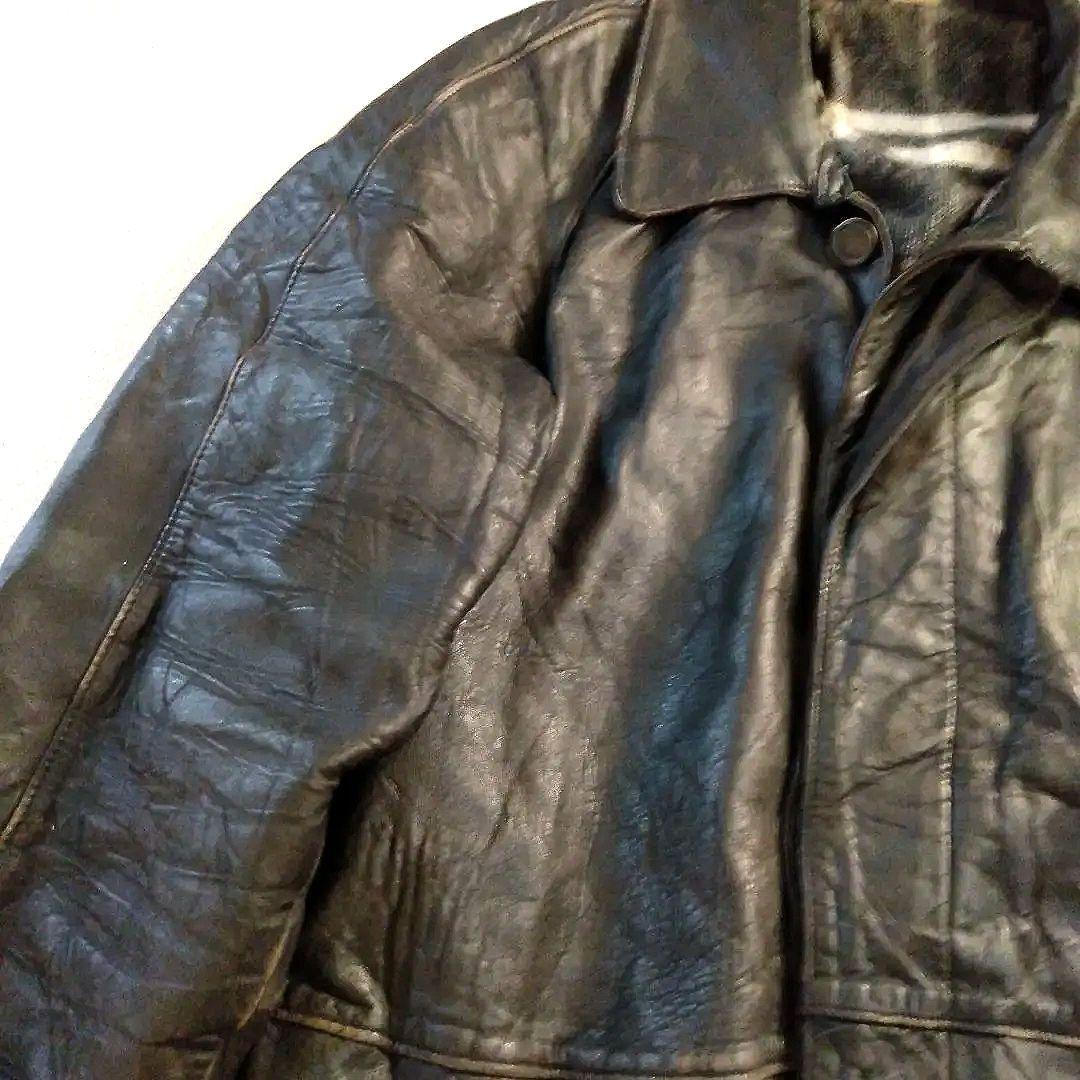 限界最終価格60sVintageフランス軍 ファイヤーマン レザージャケット