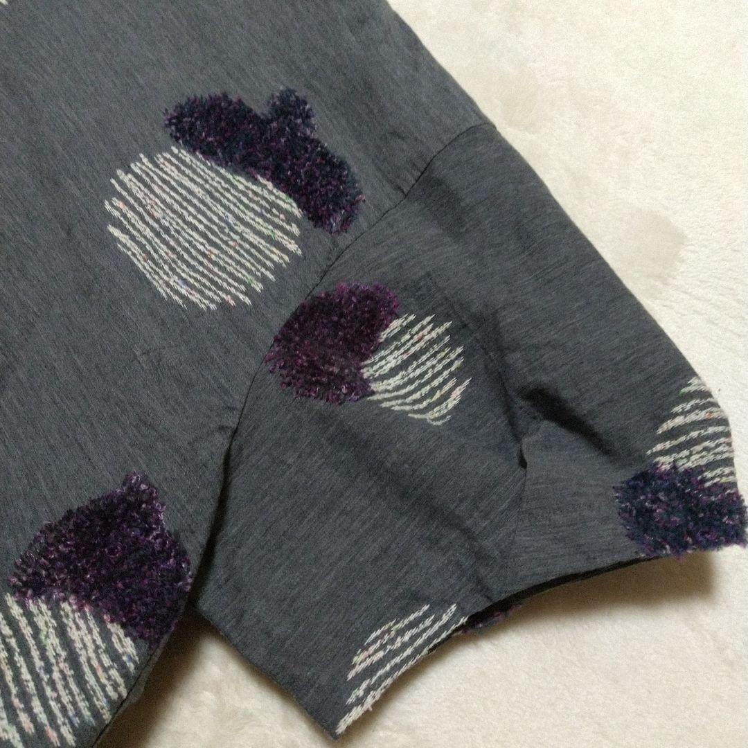 やすやす！　美品　慈雨　センソユニコ　シャツ　ブラウス　グレー