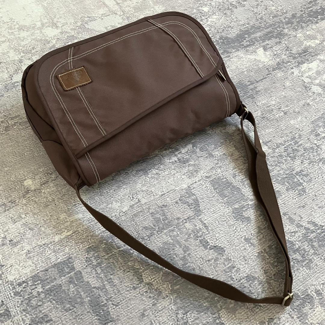 【Y2K】adidas archive shoulder bag brown