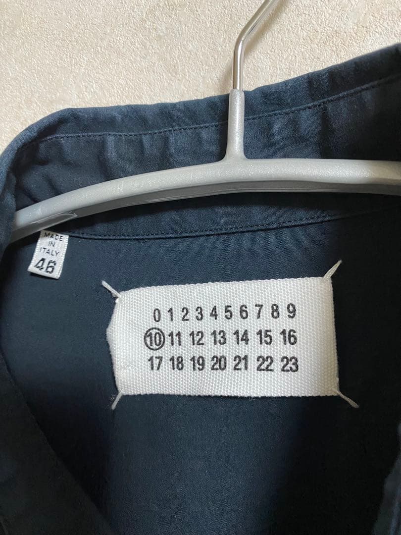 え*様 maison margiela ここのえ　ネイビーシャツ