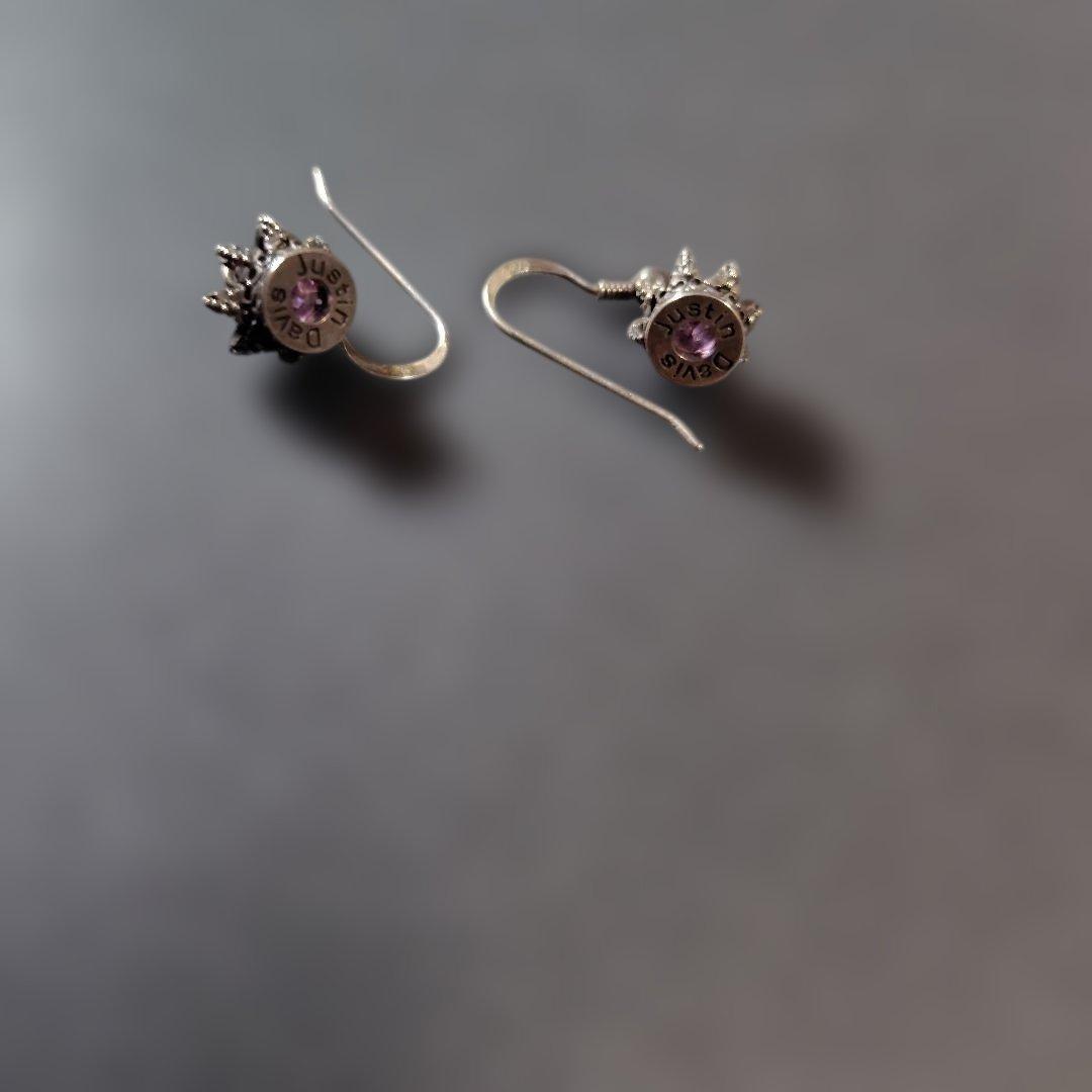 Justin Davis ピアス　両耳セット　クウラン　ラインストーン