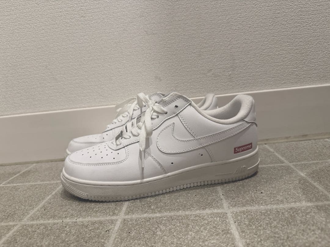 Nike Air Force 1 Supreme White 27.5㎝