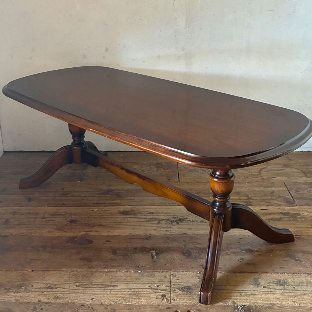 オールドカリモク コロニアル センターテーブル レトロ アンティーク