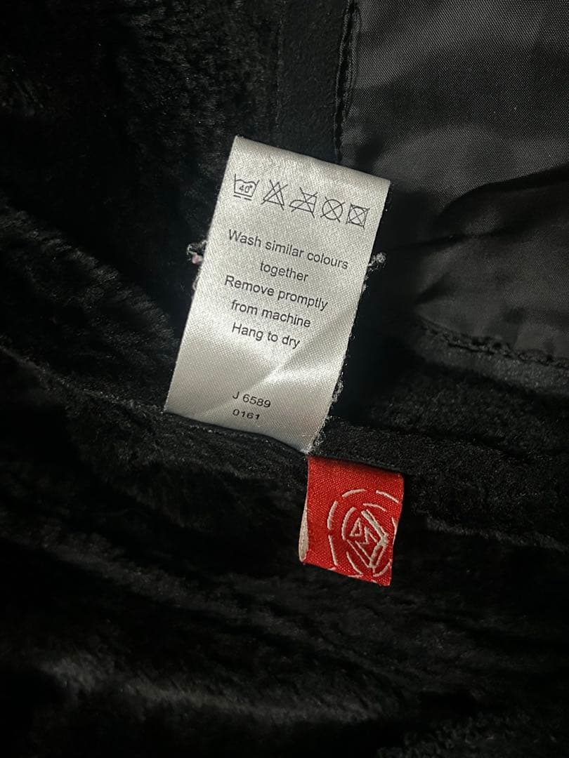 Y2K★ファー★ライダースジャケット★ムートン 黒 アウター