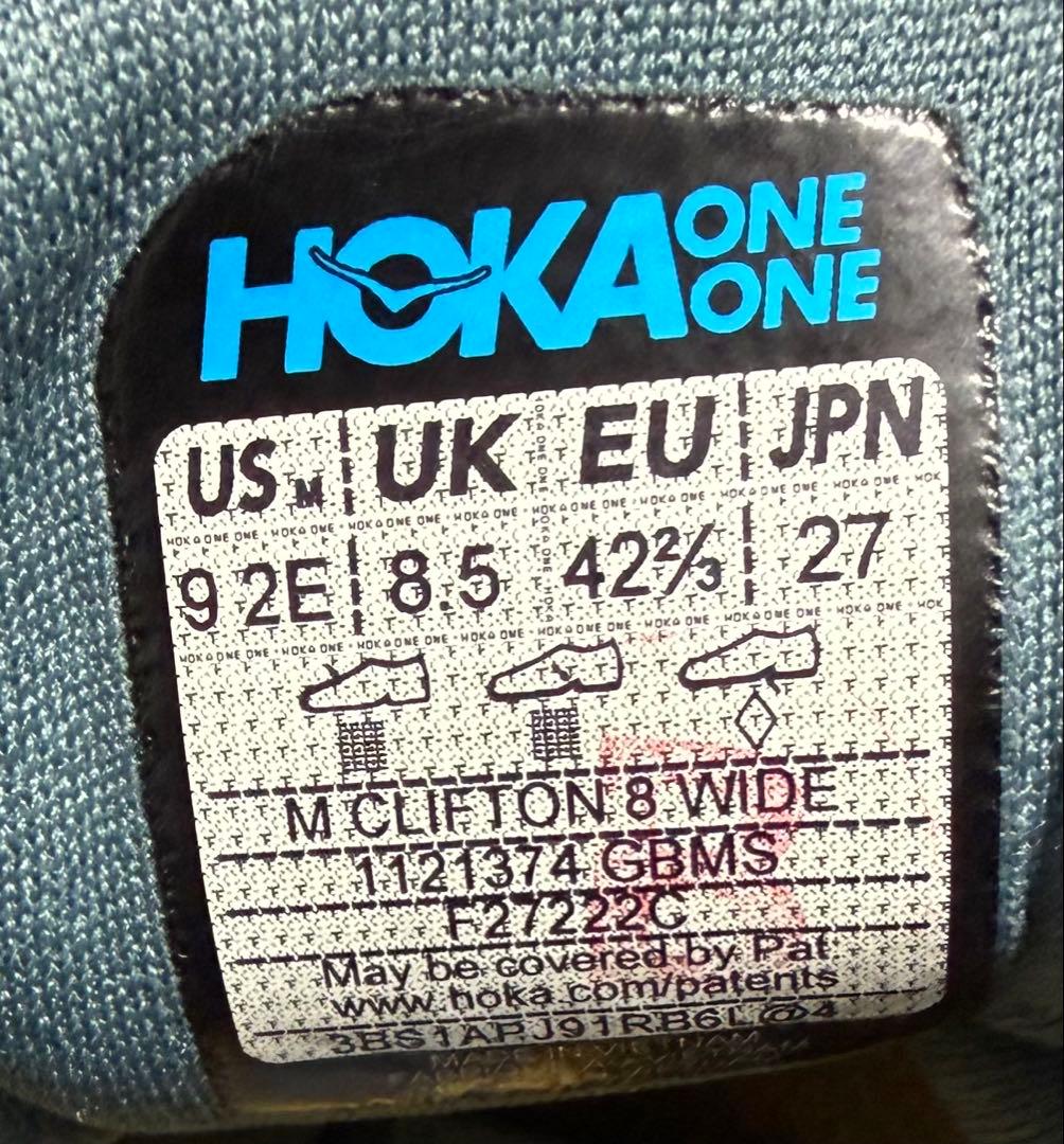 マウデイ　　　　　HOKA ONEONE CLIFTON8