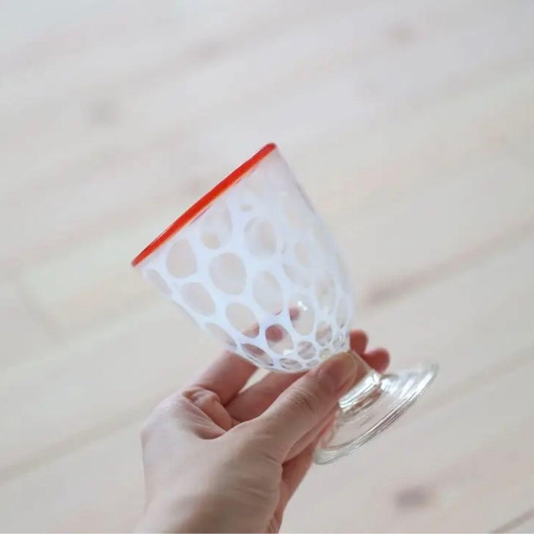 氷コップ　脚付きガラス