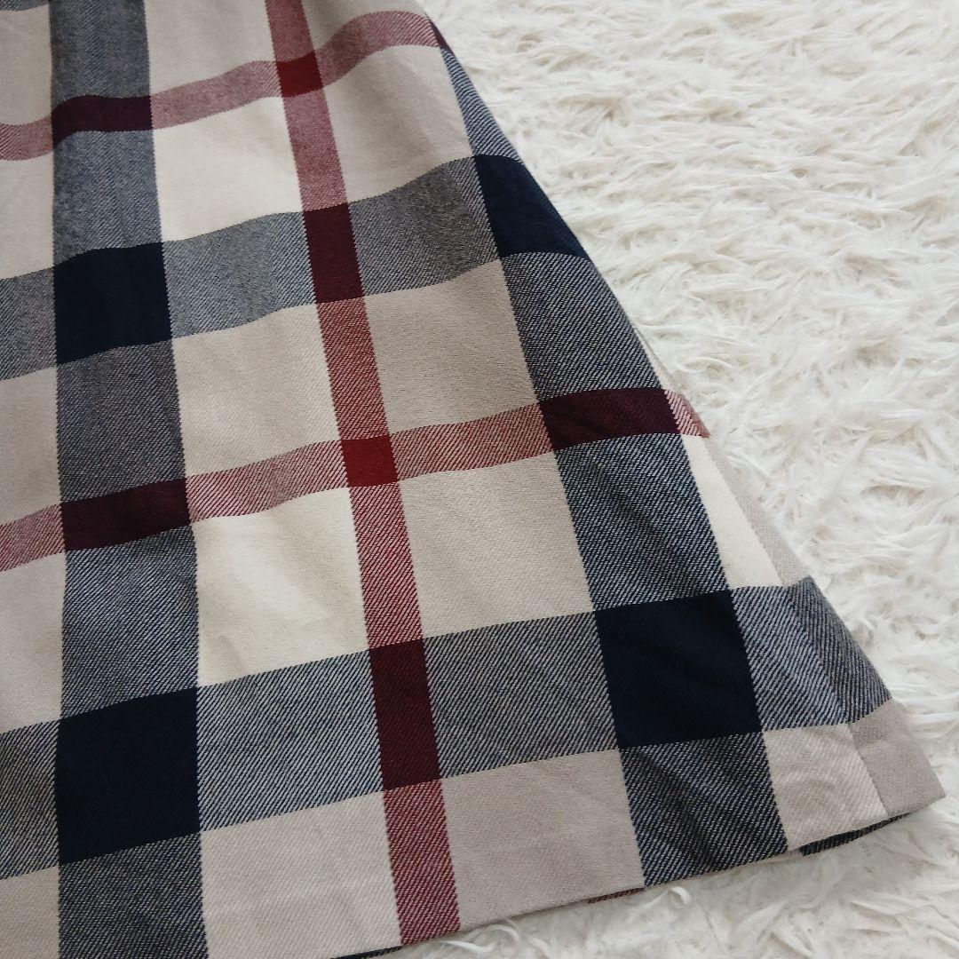 【BLUE LABEL CRESTBRIDGE】ウールビエラジャンパースカート