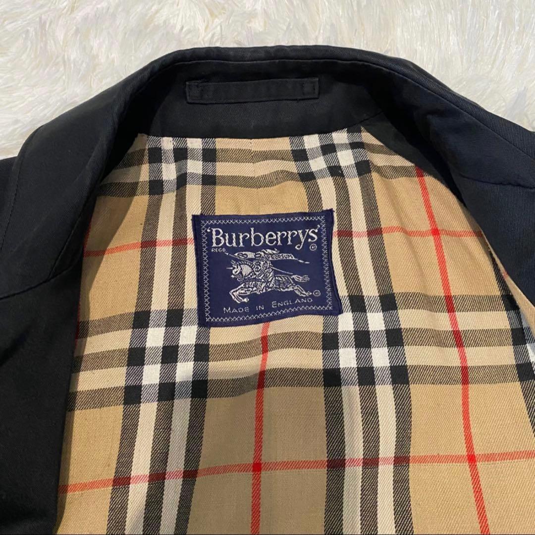 Burberry バーバリー トレンチコート　ブラック　L 英国製