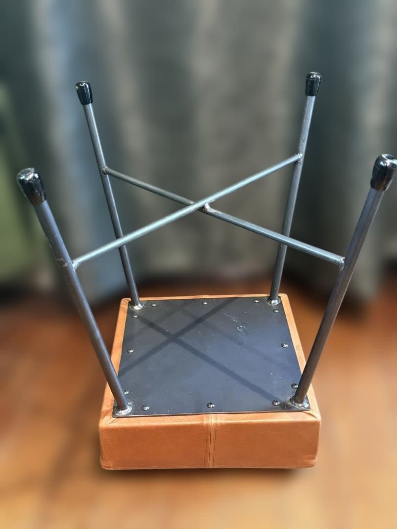 ロータイプ ローフ スツール SIKAKU シカク レザー 本革