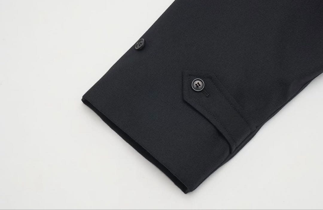 Lechoppe LE ウールバルカラーコート ブラック　サイズ2