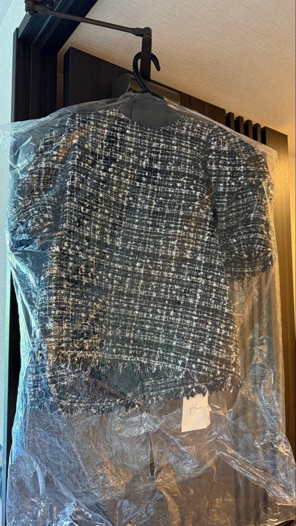 新品　HEVE へイヴ　Bubbly Tweed black