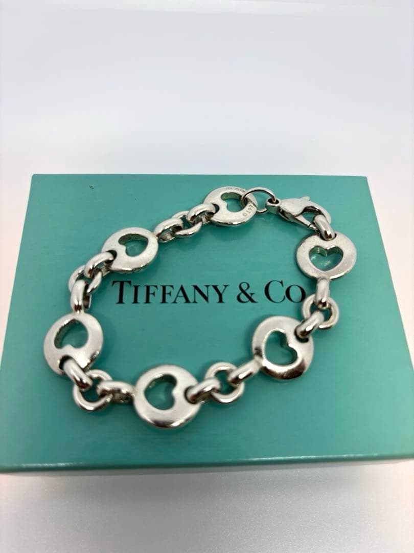 Tiffany & Co. ピアスドハートブレスレット　希少