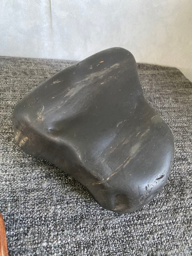 鑑賞石　自然石　置物　石　盆石　黒石　四万十川石