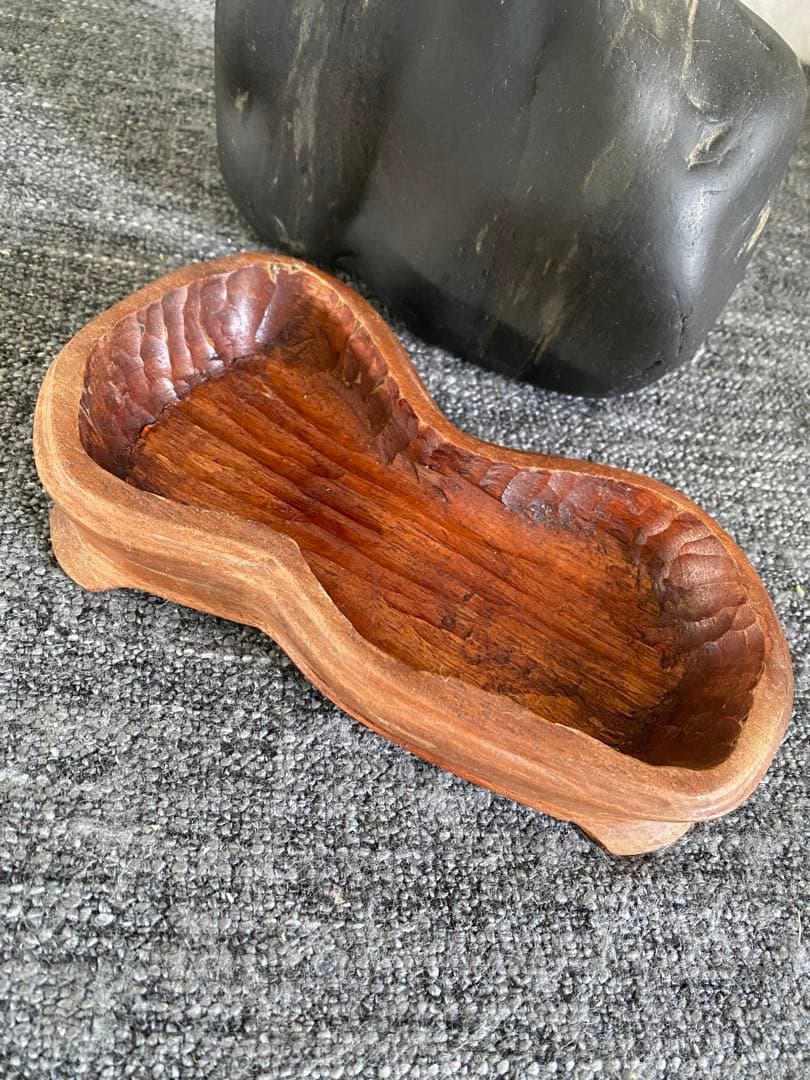 鑑賞石　自然石　置物　石　盆石　黒石　四万十川石