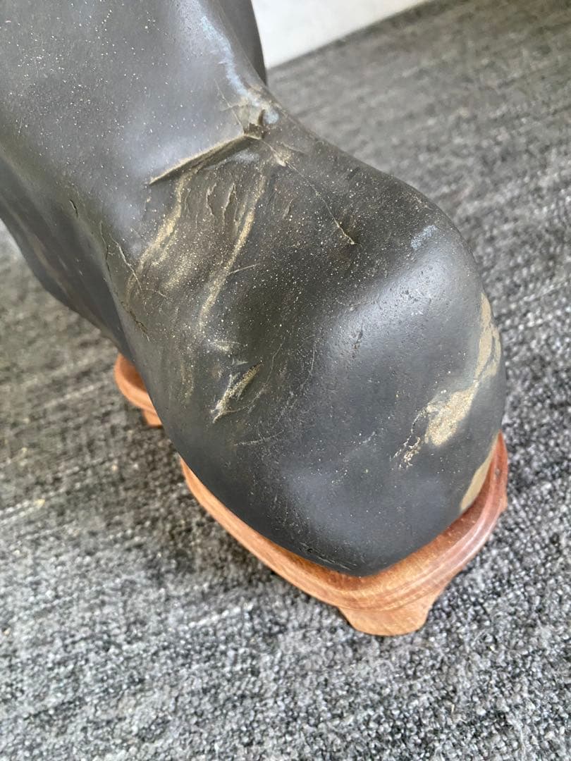 鑑賞石　自然石　置物　石　盆石　黒石　四万十川石