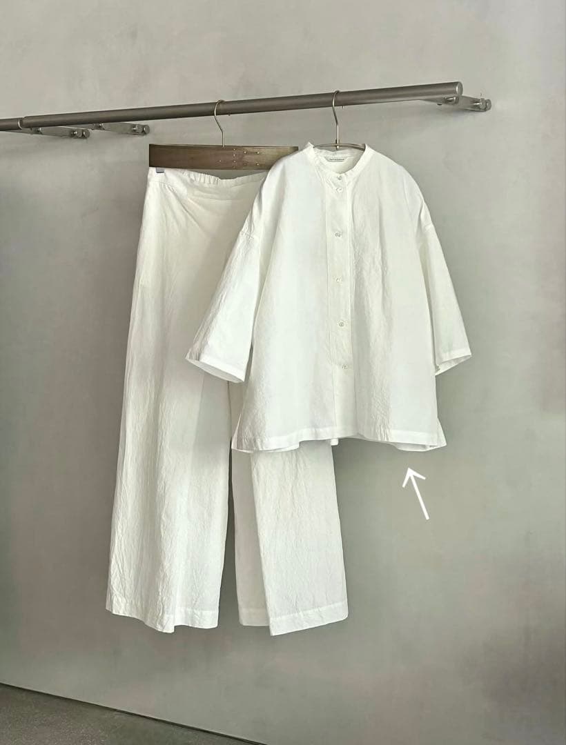 今季！ARTS&SCIENCE／Stand collar boxy shirt