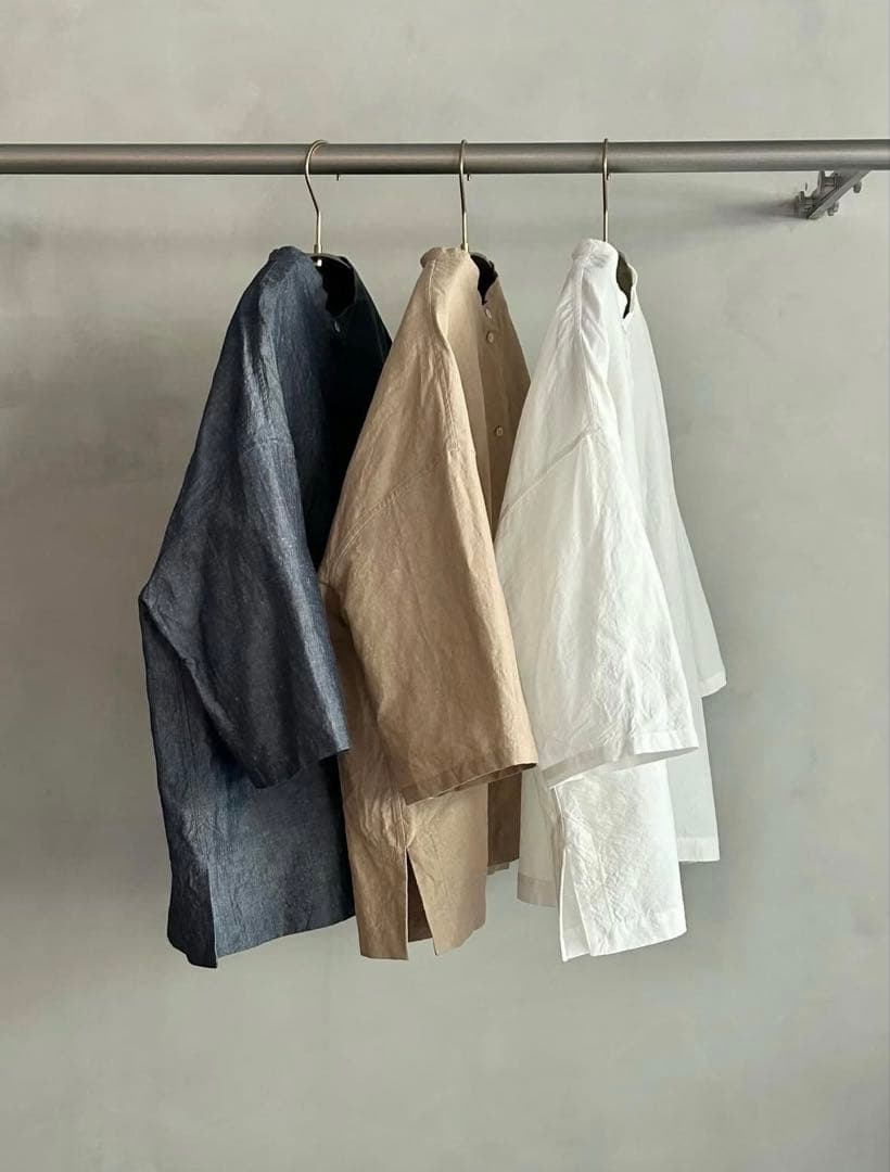 今季！ARTS&SCIENCE／Stand collar boxy shirt