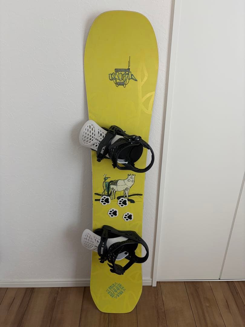 スノーボード レディース ビンディング付き Km4k
