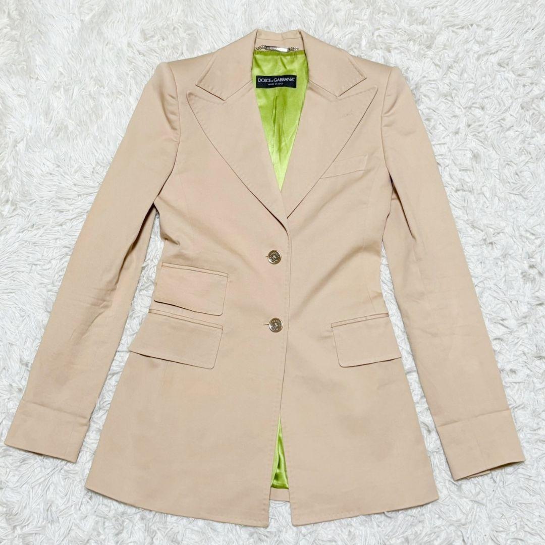 美品 ドルチェアンドガッバーナ スーツ セットアップ 3ピース 金ボタン
