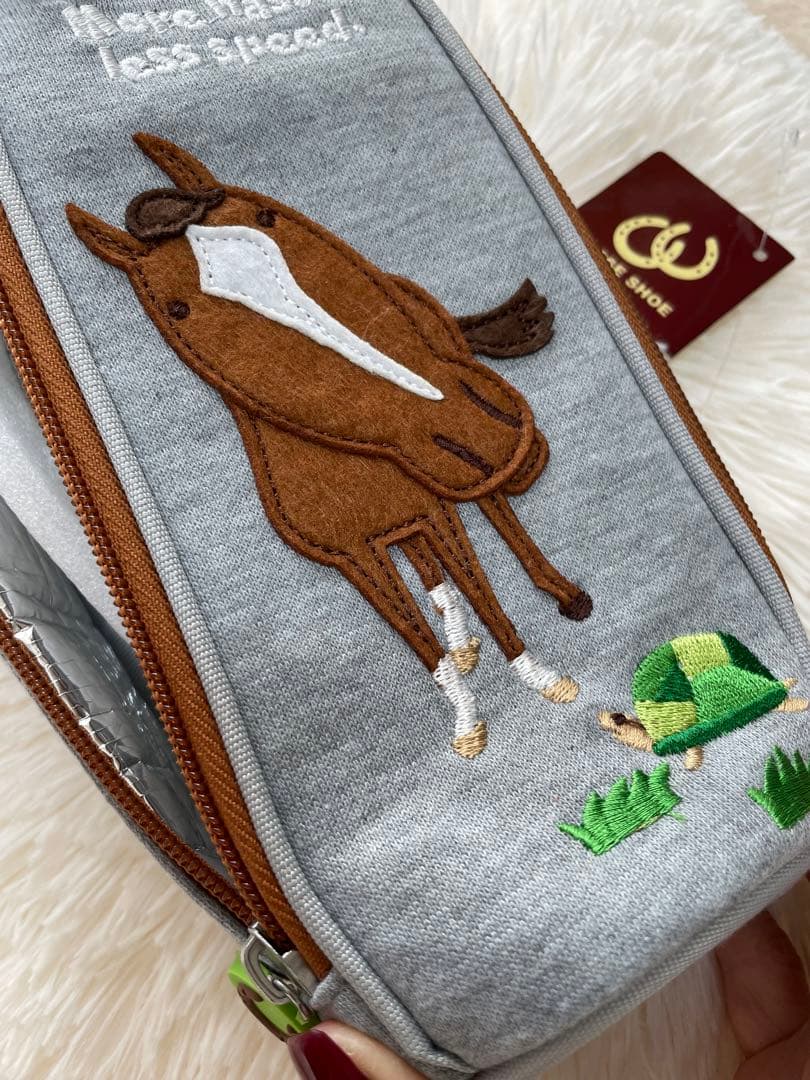 ✨新品未使用　おがわじゅり　レア　馬シリーズ　ボトルホルダー　ポーチ　保温冷