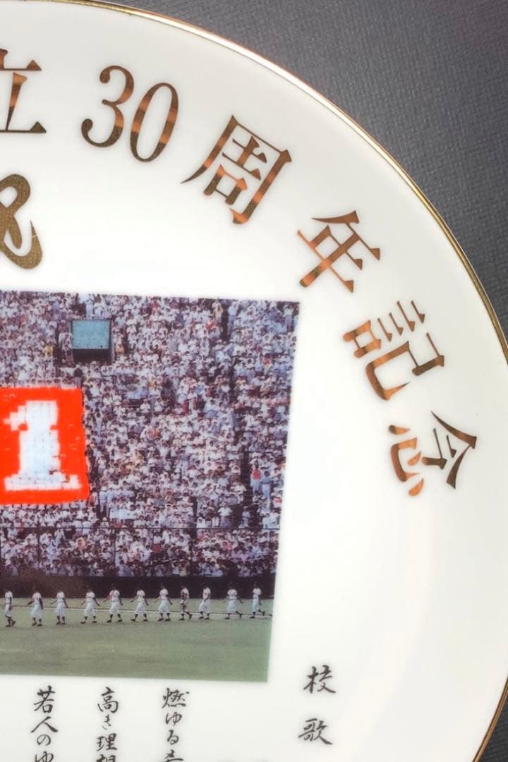 PL学園 創立30周年記念品 甲子園 絵皿 フォトフレーム バッチ 手ぬぐい
