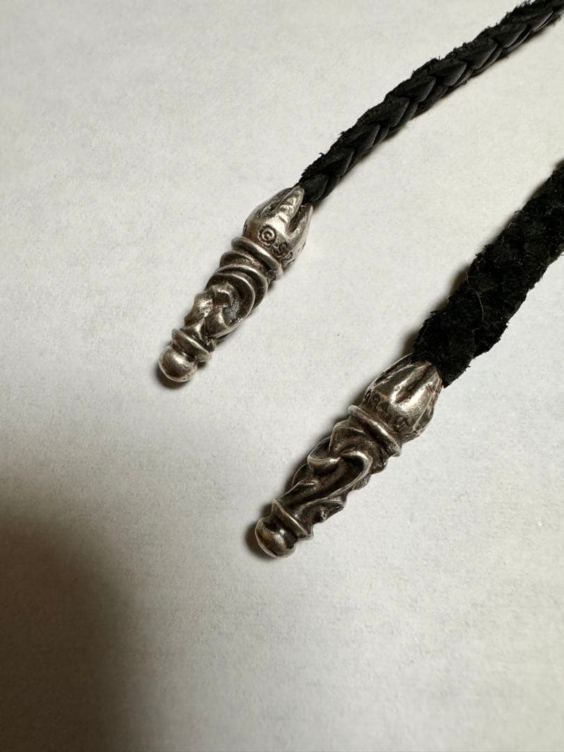 カスタムCHROME HEARTS クロムハーツ　スクロールチップレザーブレイド