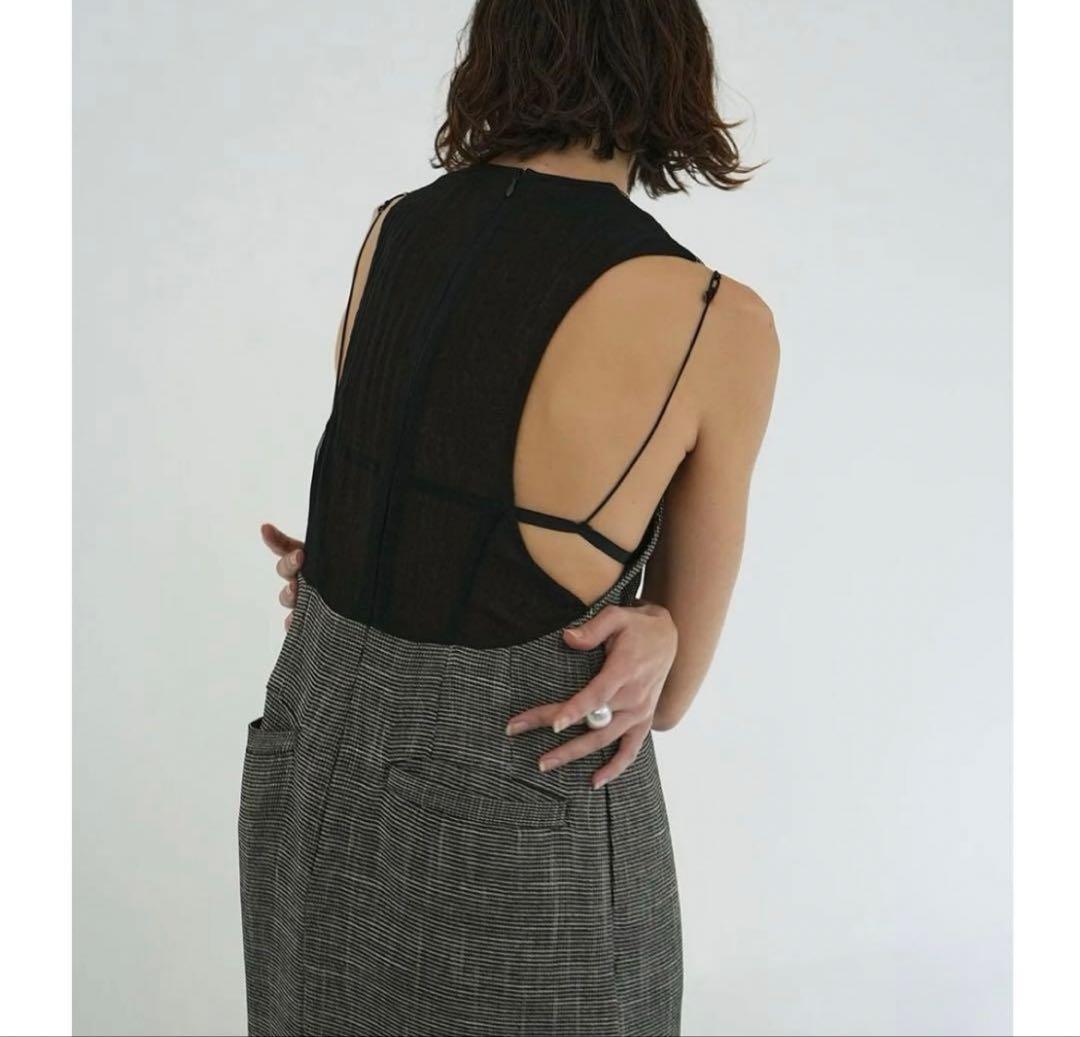 新品タグ付きCLANE BACK SHEER MAXI ONEPIECE MIX