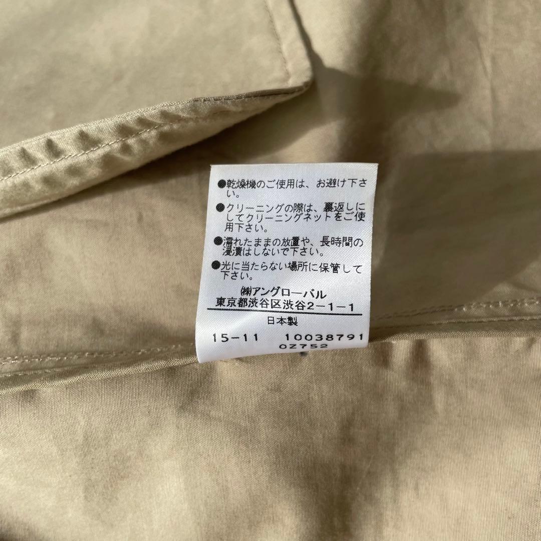 マーガレットハウエル トレンチコート L ロングコート ダブルボタン ベージュ