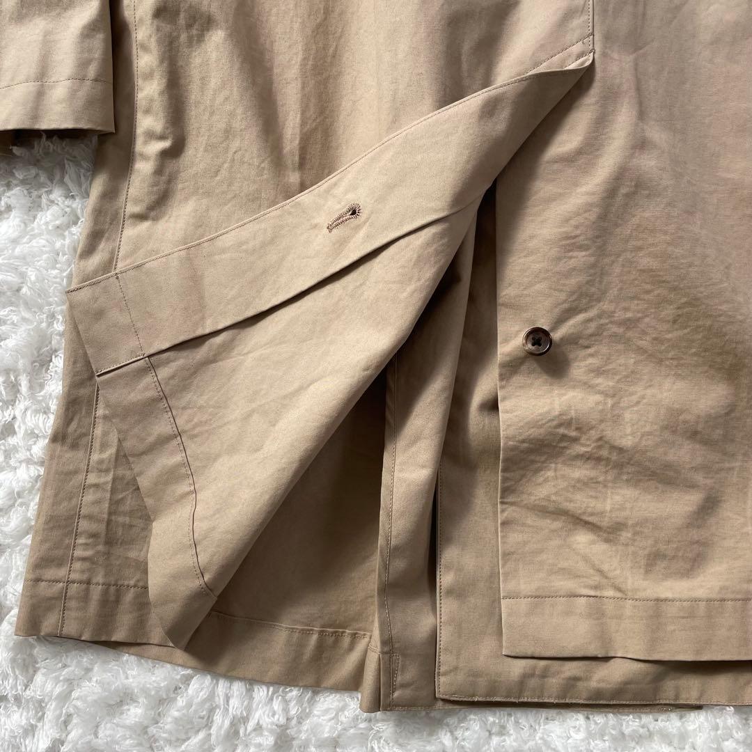 マーガレットハウエル トレンチコート L ロングコート ダブルボタン ベージュ