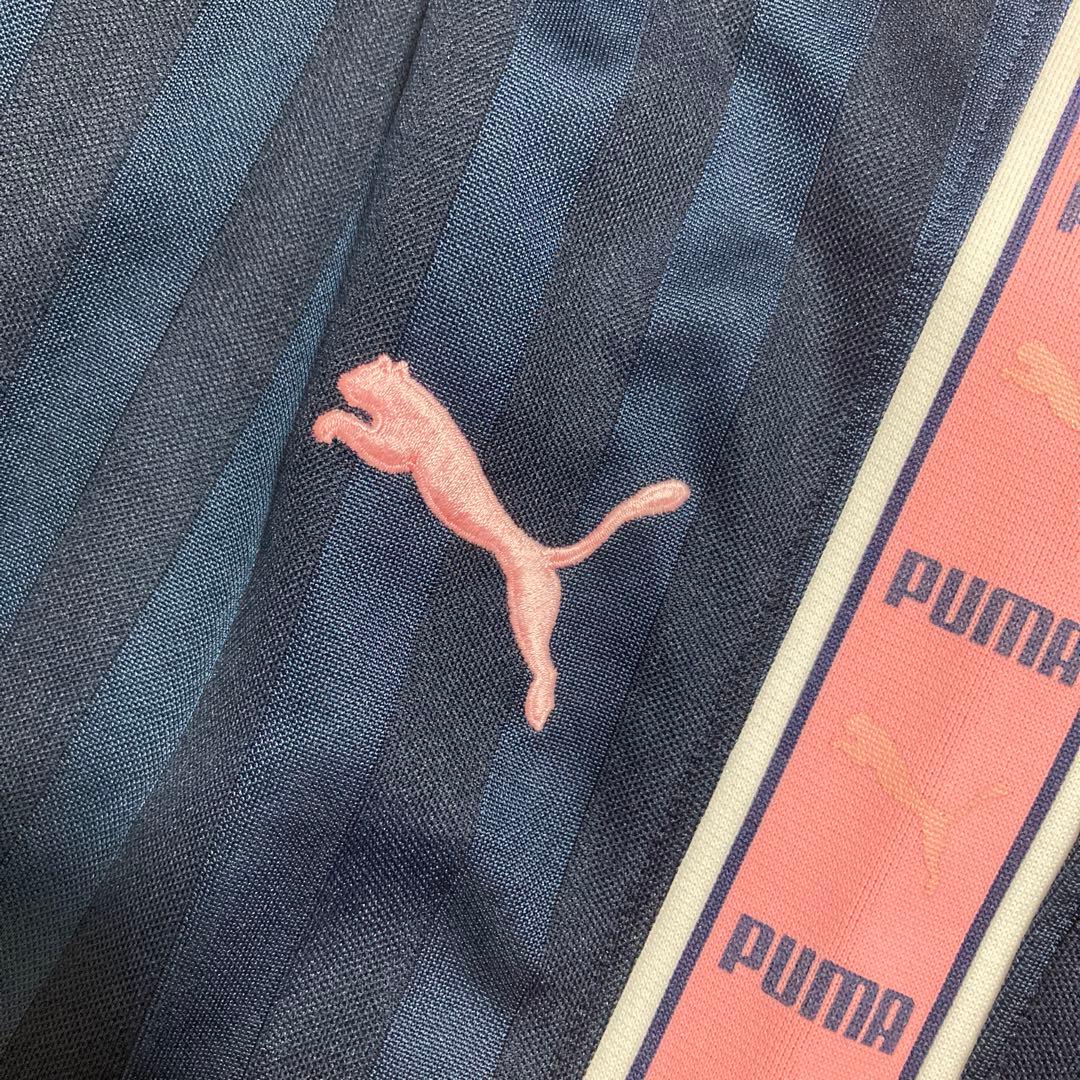 廃盤品 PUMA プーマ ジャージ 上下セット Y2K ピンク 紺 S M