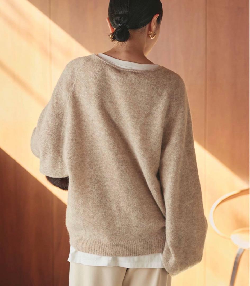 【美品】Plage Baby Alpaca ラグラン プルオーバー