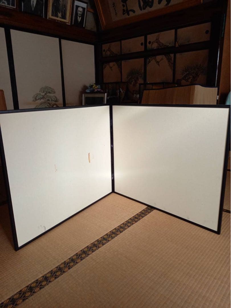 利休梅風炉先　風炉先屏風　風炉先