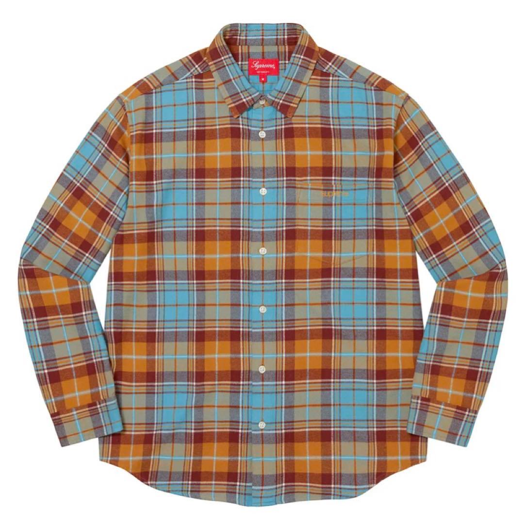 トップス Supreme Plaid Flannel Shirt Rust XL