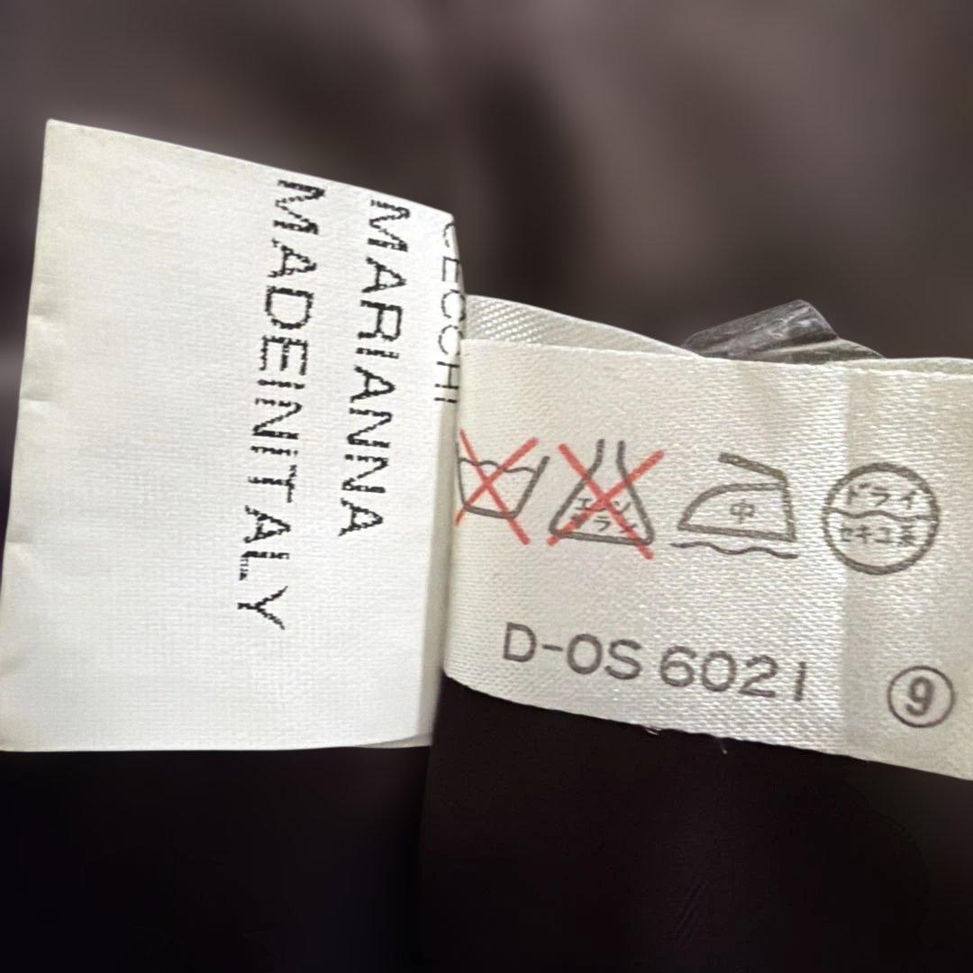 [Chombert] ブラウン ダブルブレスト ロングコート