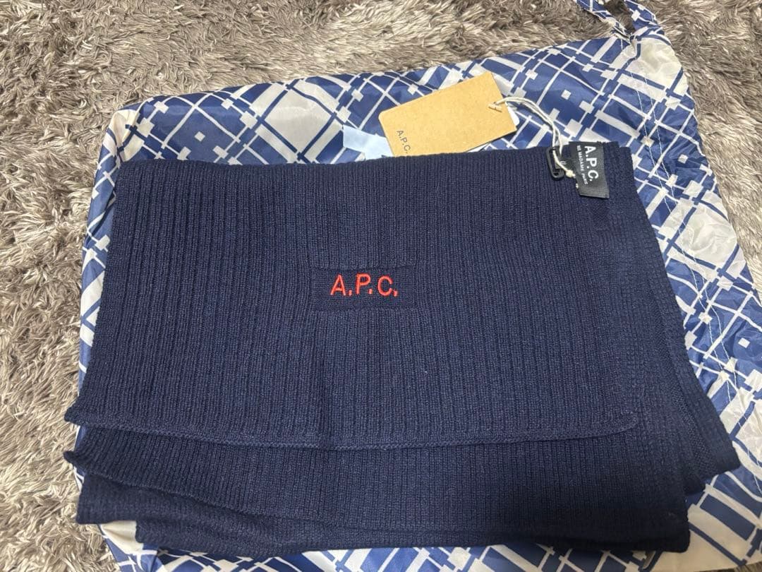 A.P.C. ECHARPETHUN/JPS ダークネイビー