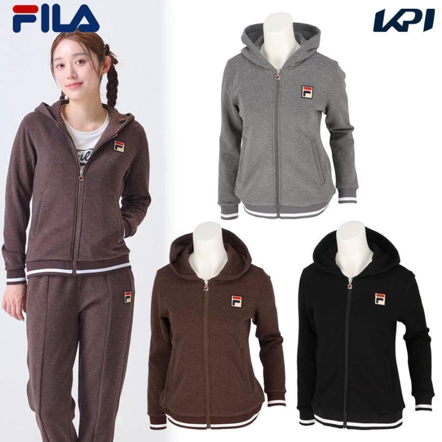 フィラ　FILA　テニスウェア　レディース　フルジップパーカー　M　グレー　新品