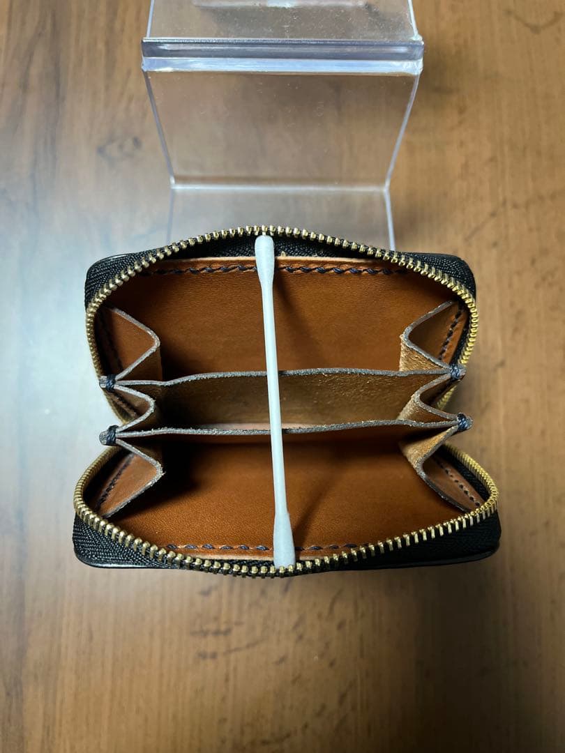XARTIFACT ラウンドジップ ケース クロコダイル 藍染め