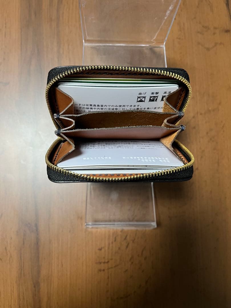 XARTIFACT ラウンドジップ ケース クロコダイル 藍染め