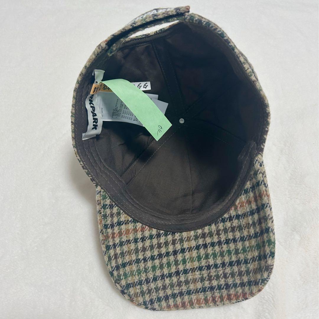 やっち❁⃘*.゜*【ダークパーク】CHECK BASEBALL CAP