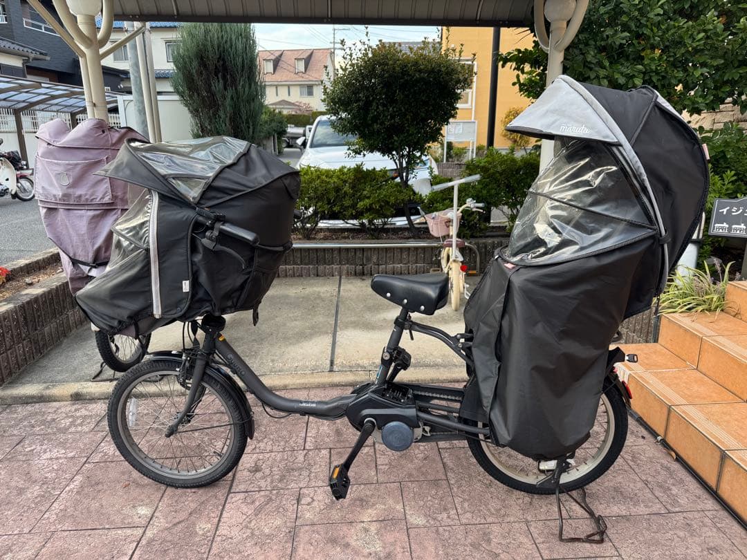 【対面渡し】子供乗せ3人乗り電動アシスト自転車2022年購入
