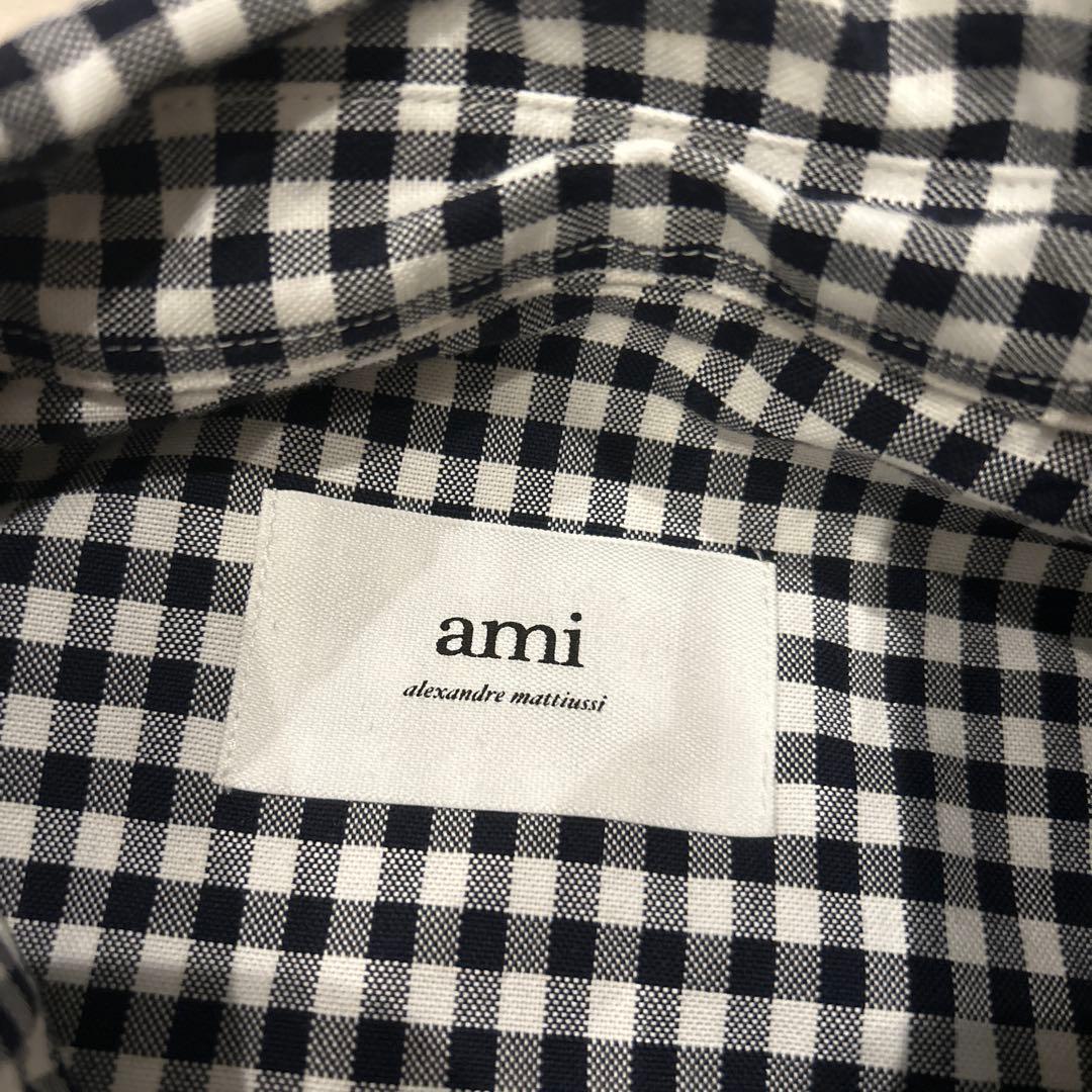 Ami Paris ギンガム チェック シャツ 長袖