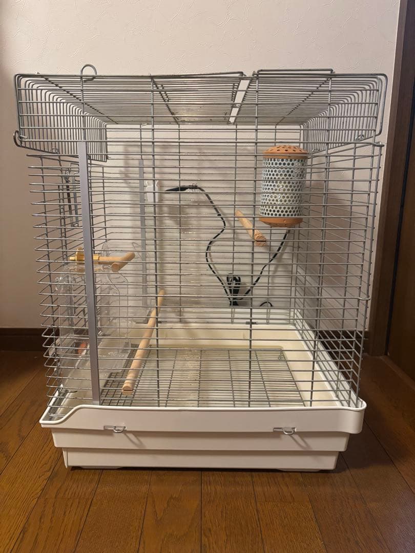 オカメ465 セラミックヒーターカバー付サーモスタット　おやすみカバー　止まり木