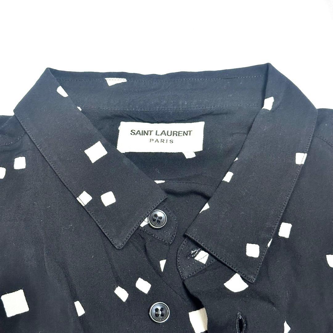 SAINT LAURENT サンローランパリ Tシャツ半袖 ブラック 38サイズ